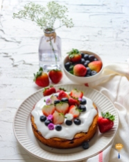 Photo of Cake with Frozen Berries